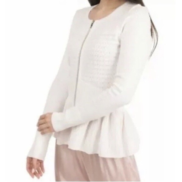 Sandro París white sweater- cardigan - Picture 3 of 7